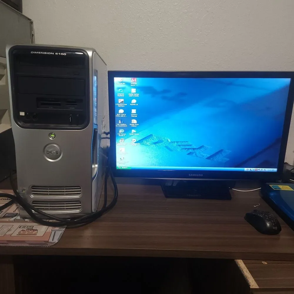 Dell Precision T5100 PC for Retro Gaming Intel Pentium 2.80GHz 512MB RAM XP